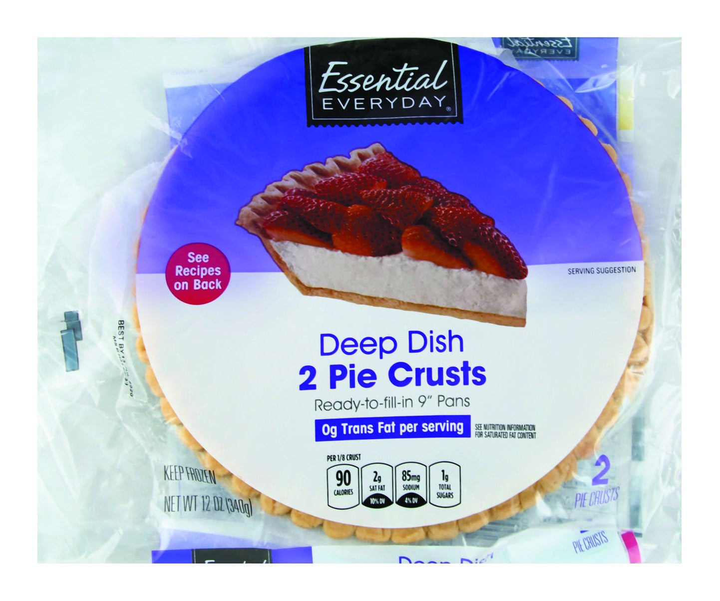 Essential Everyday Deep Dish 2 Pie Crusts