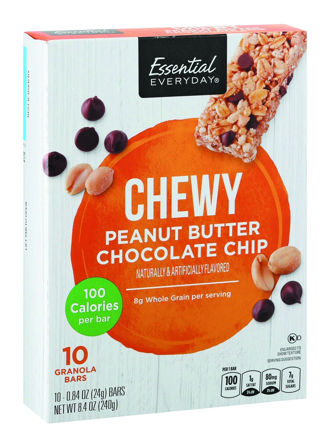 Essential Everyday Chewy Peanut Butter Chocolate Chip Bar
