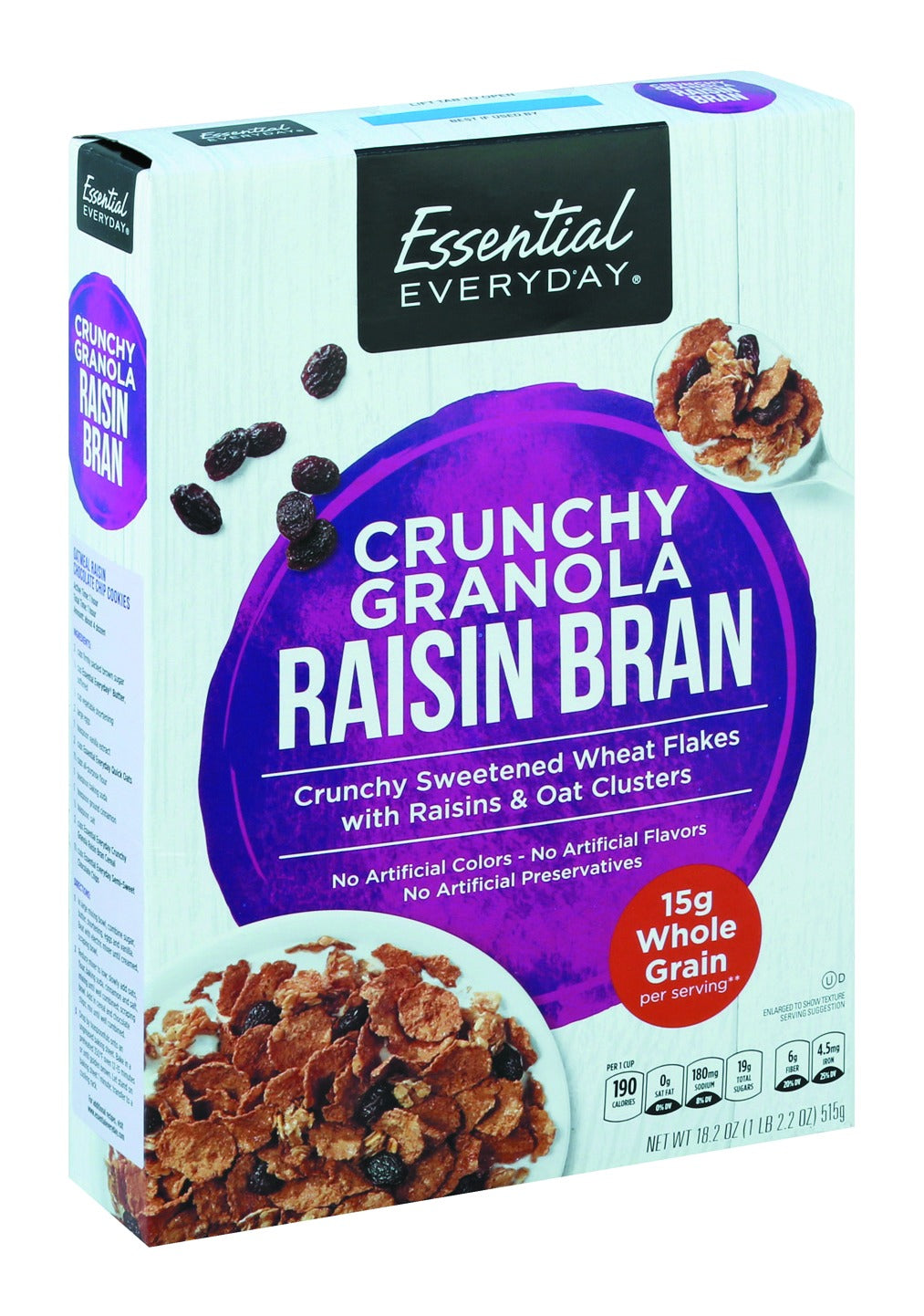 Essential Everyday Crunchy Graham Raisin Bran