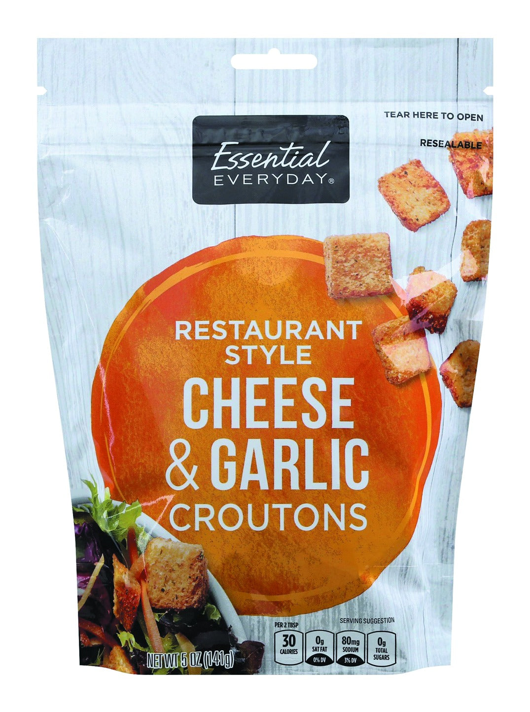 Essential Everyday Croutons, Cheese & Garlic, Restaurant Style