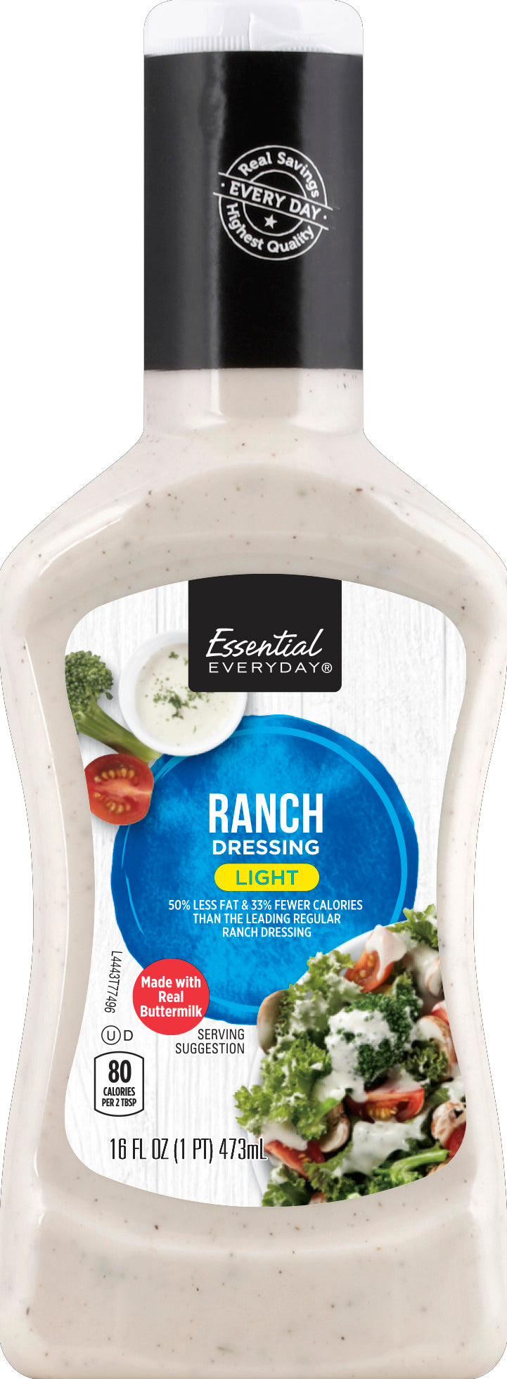 Essential Everyday Salad Dressing, Ranch Light