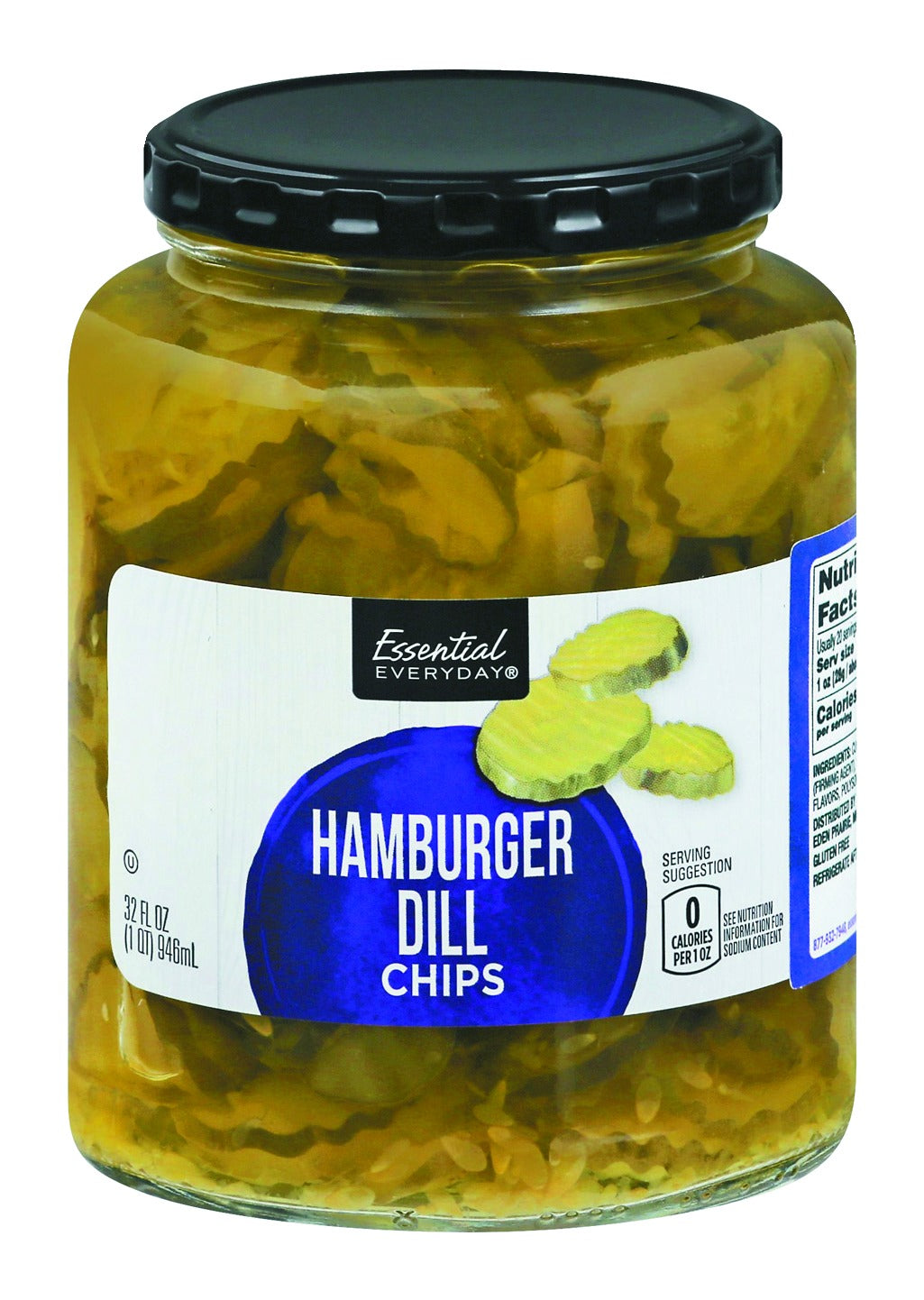 Essential Everyday Hamburger Dill, Chips