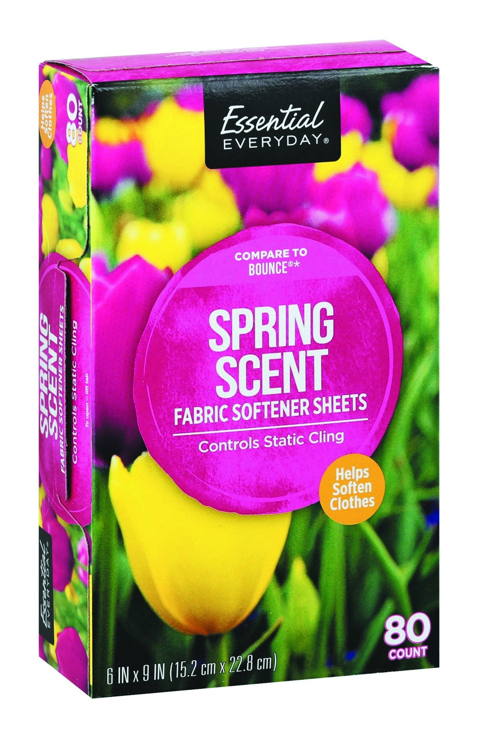 Essential Everyday Spring Scent Fabric Softener Sheets