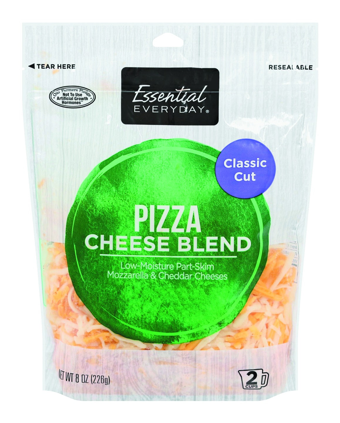 Essential Everyday Cheese Blend, Pizza, Classic Cut