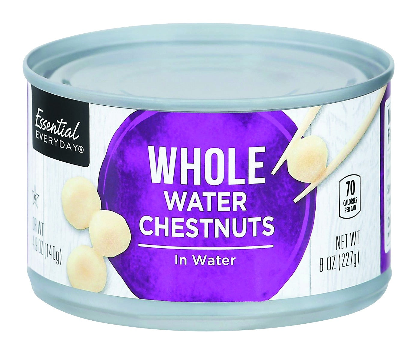Essential Everyday Water Chestnuts, Whole, In Water