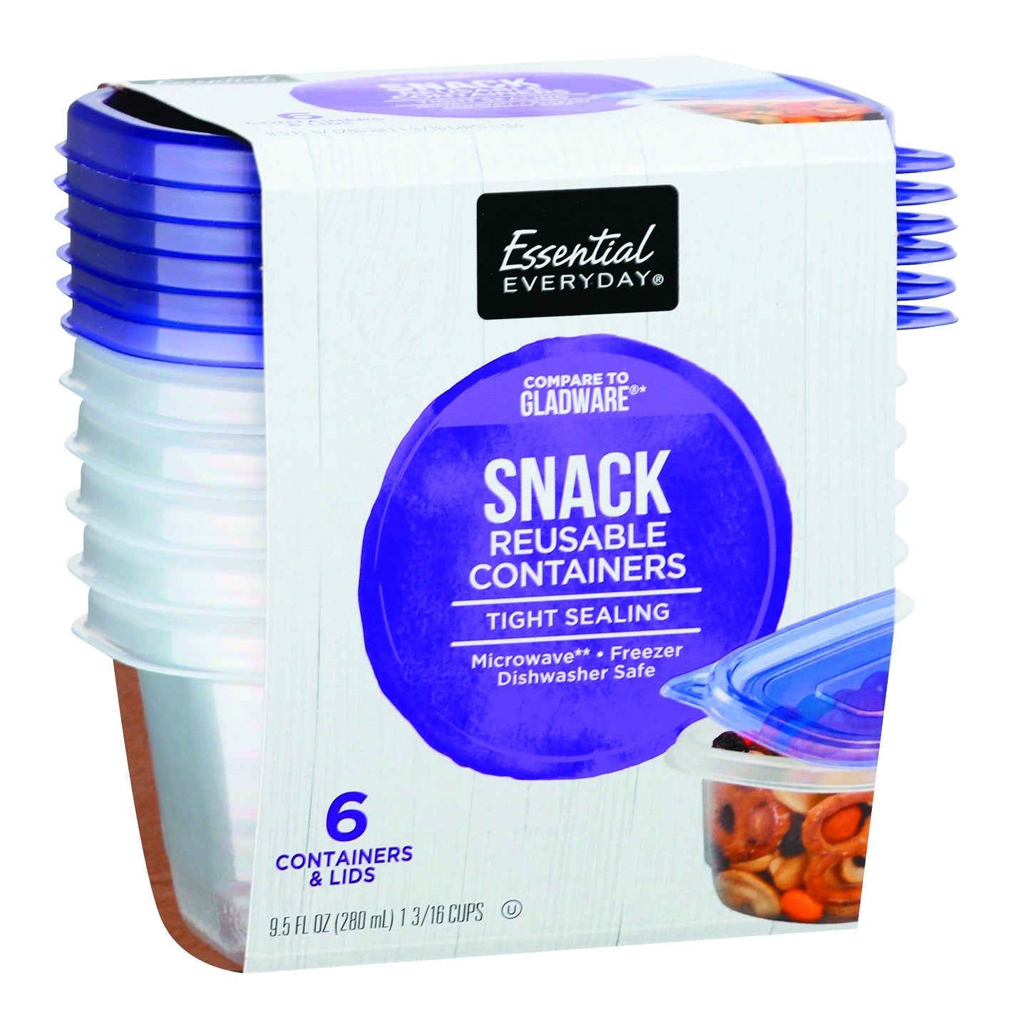 Essential Everyday Snack Reusable Containers