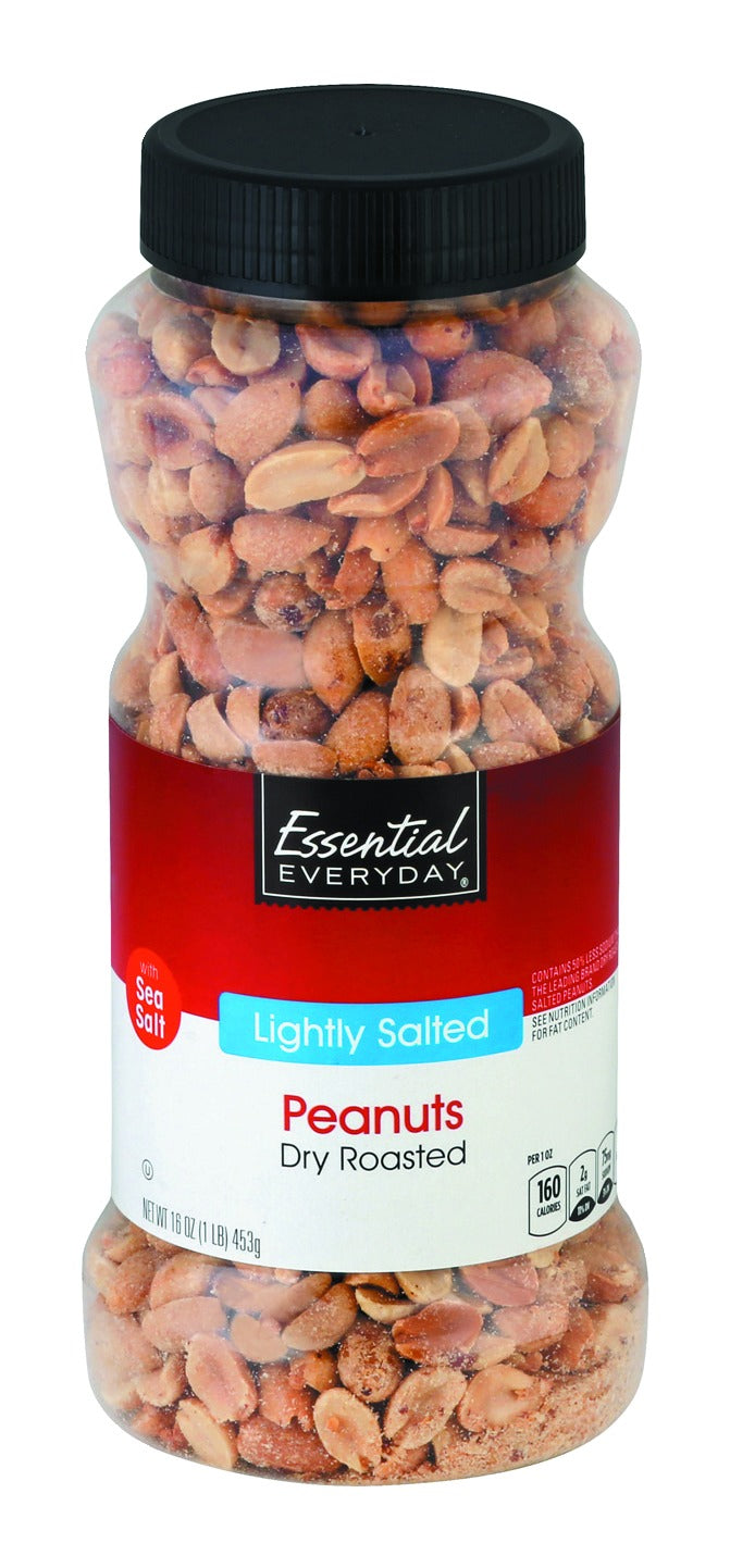 Essential Everyday Peanuts, Dry Roasted, Lightly Salted