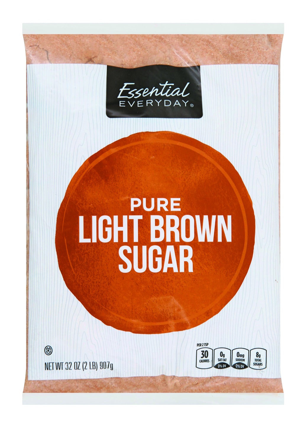 Essential Everyday Sugar, Light Brown, Pure