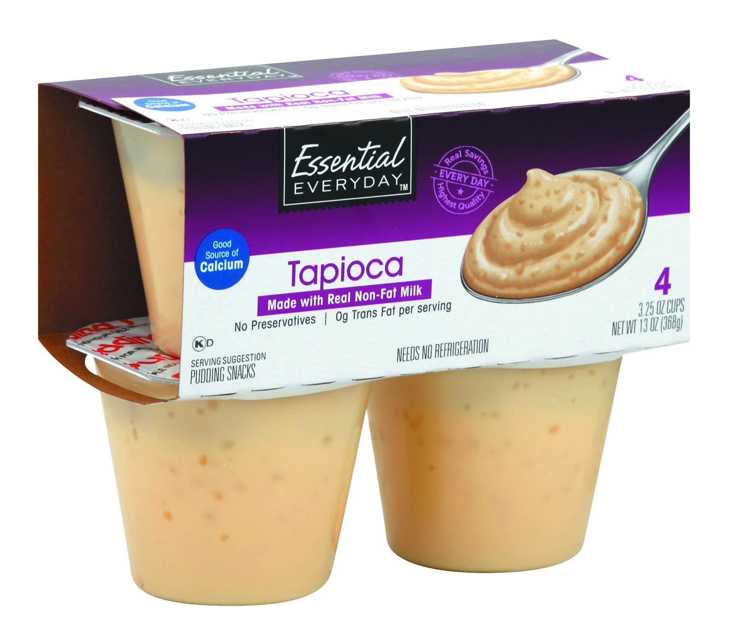 Essential Everyday Pudding Snacks, Tapioca