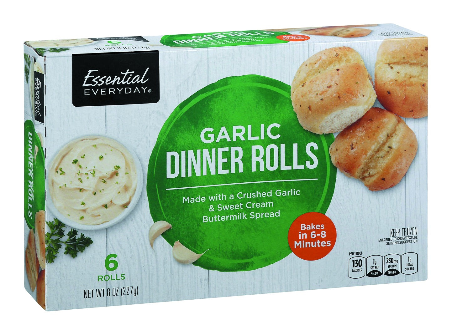 Essential Everyday Dinner Rolls, Garlic