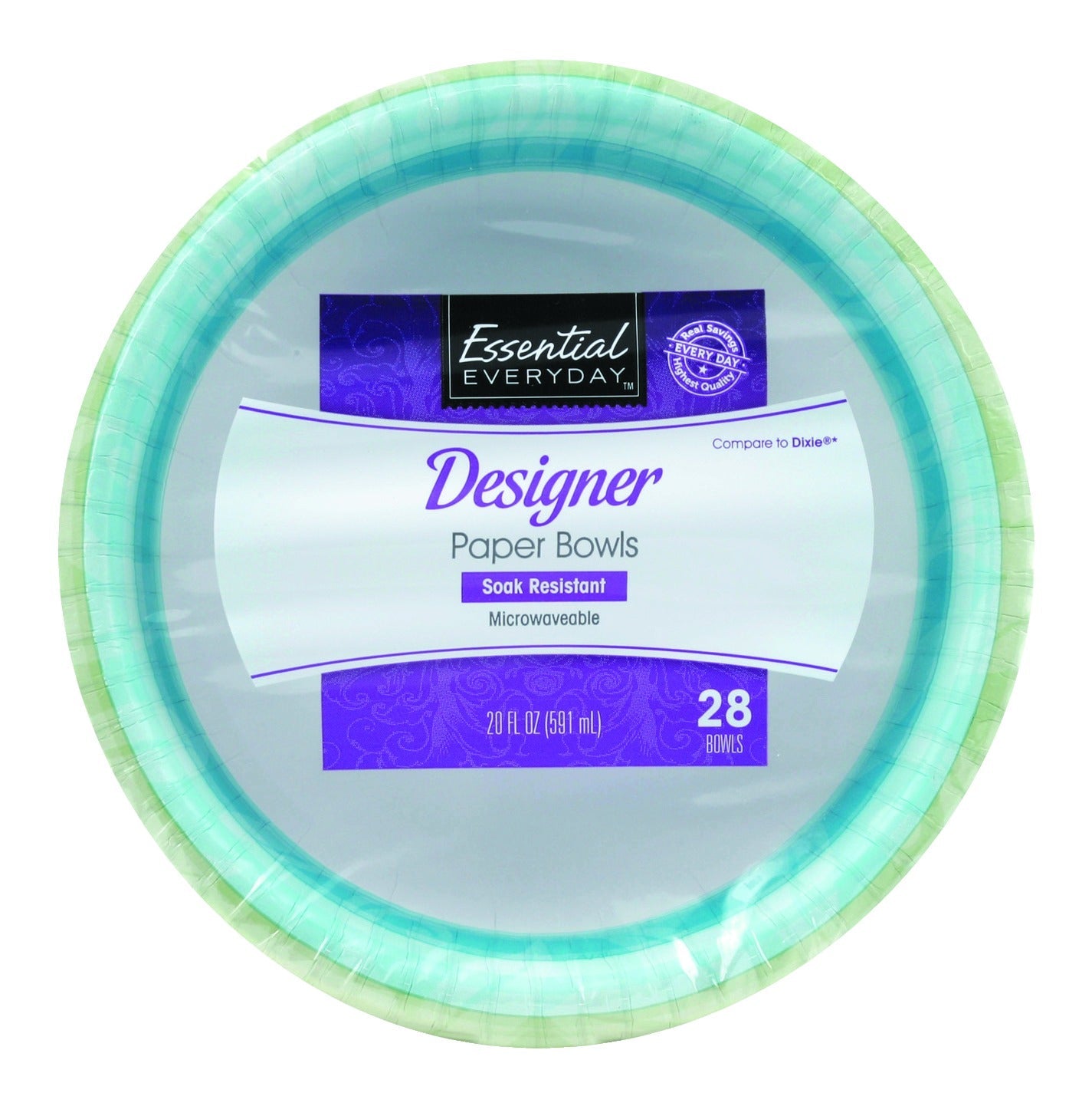 Essential Everyday Paper Bowls, Designer, 20 fl oz