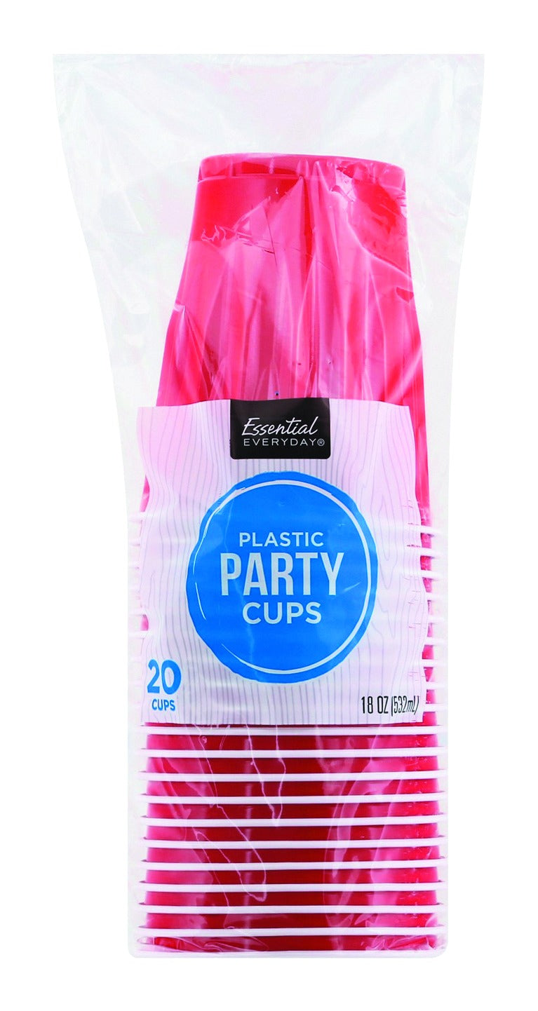 Essential Everyday Party Cups, Plastic