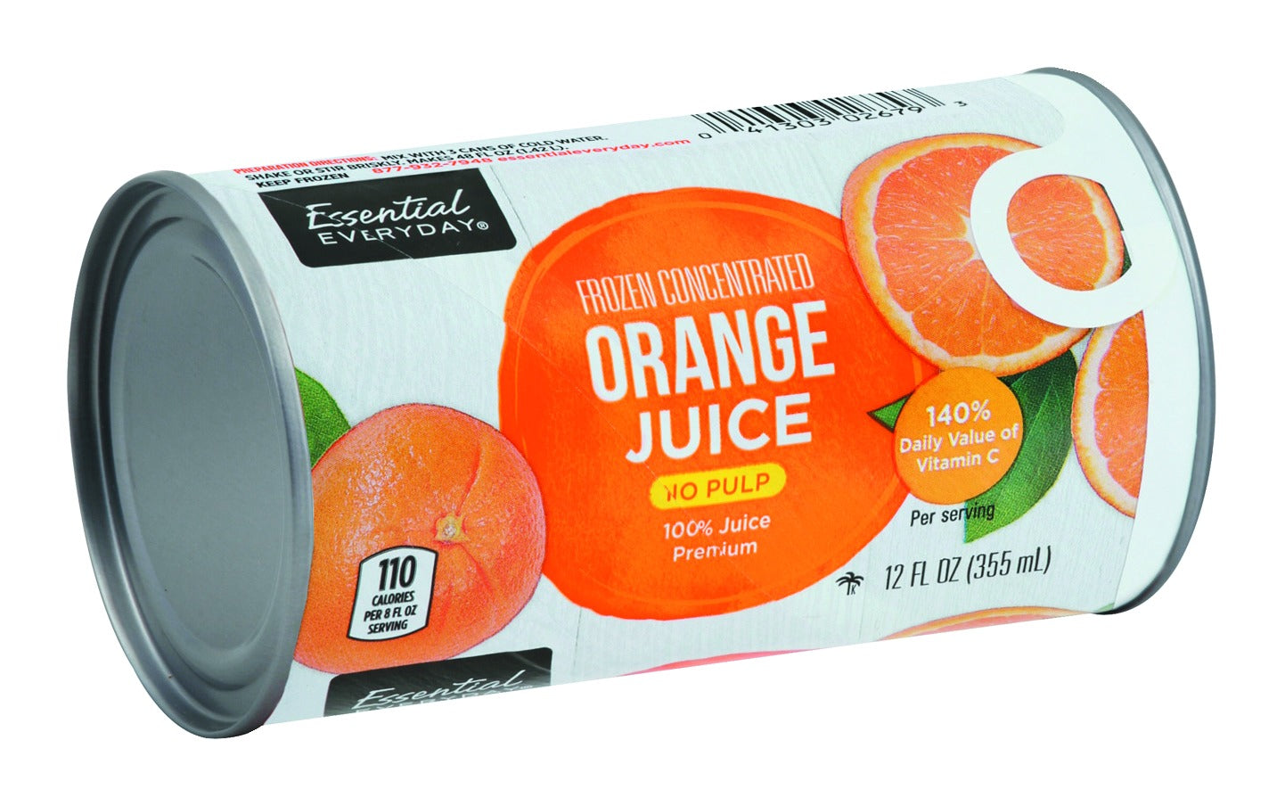 Essential Everyday 100% Juice, Premium, Orange