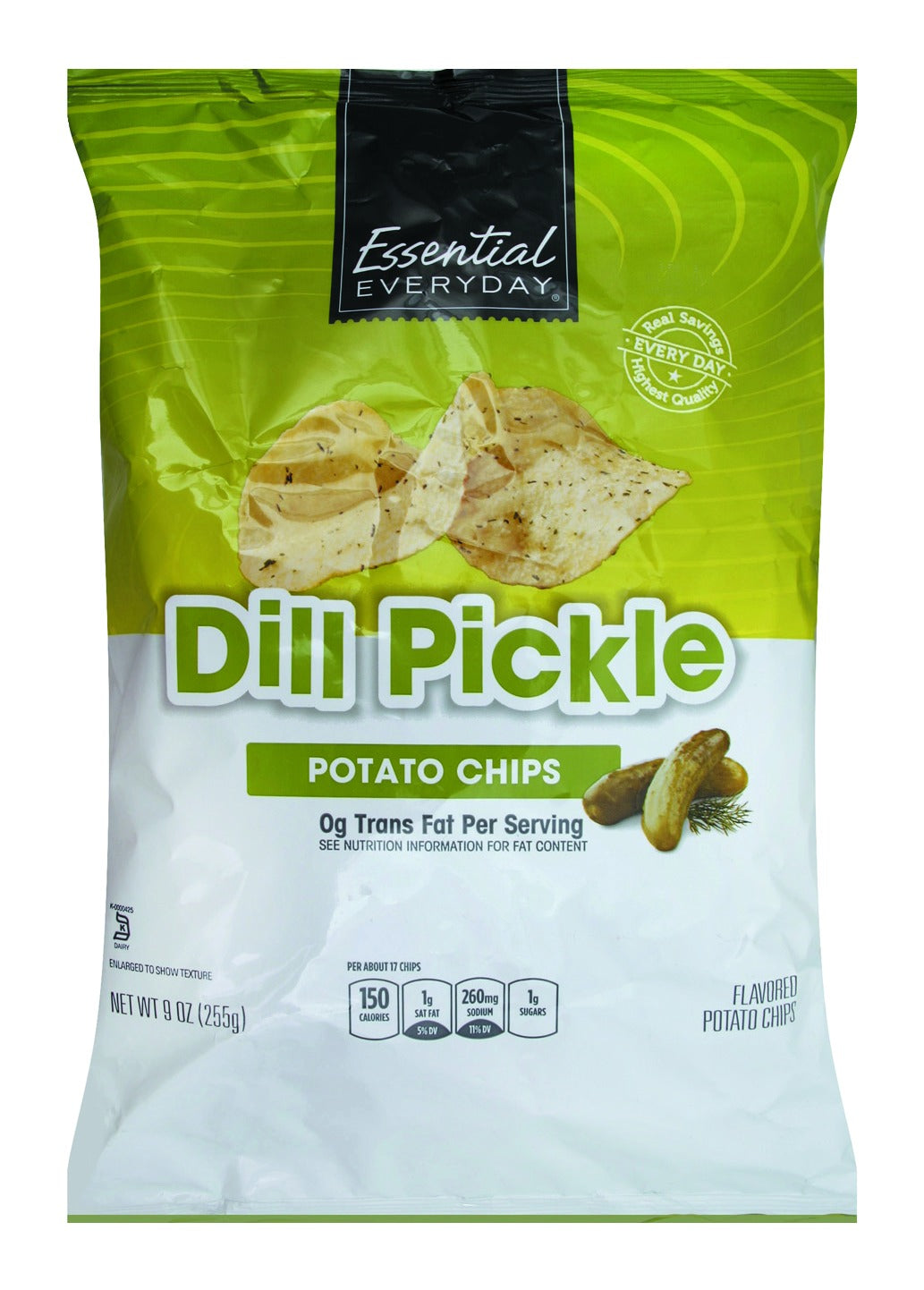 Essential Everyday Potato Chips, Dill Pickle