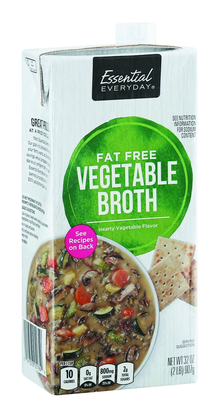 Essential Everyday Broth, Fat Free, Vegetable