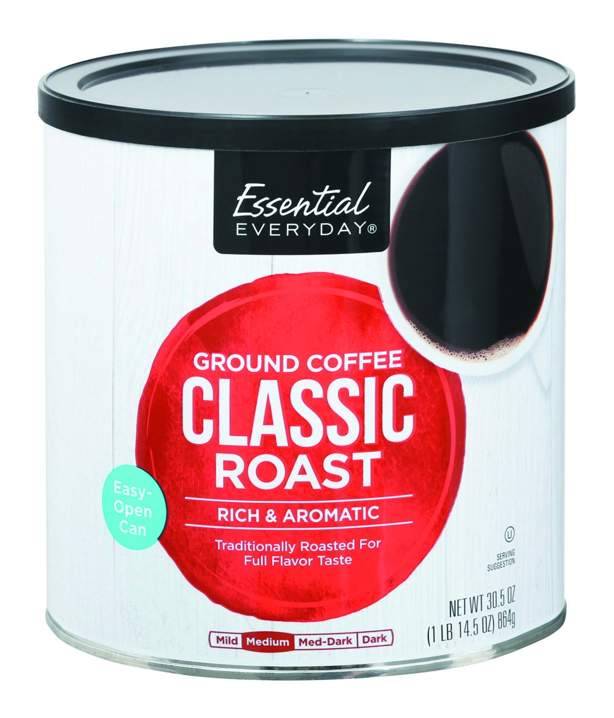 Essential Everyday Coffee, Ground, Medium Roast, Classic Roast