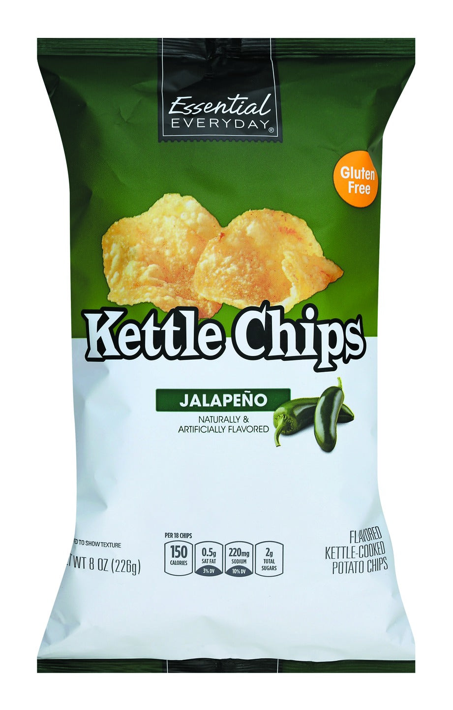 Essential Everyday Kettle Chips, Jalapeno