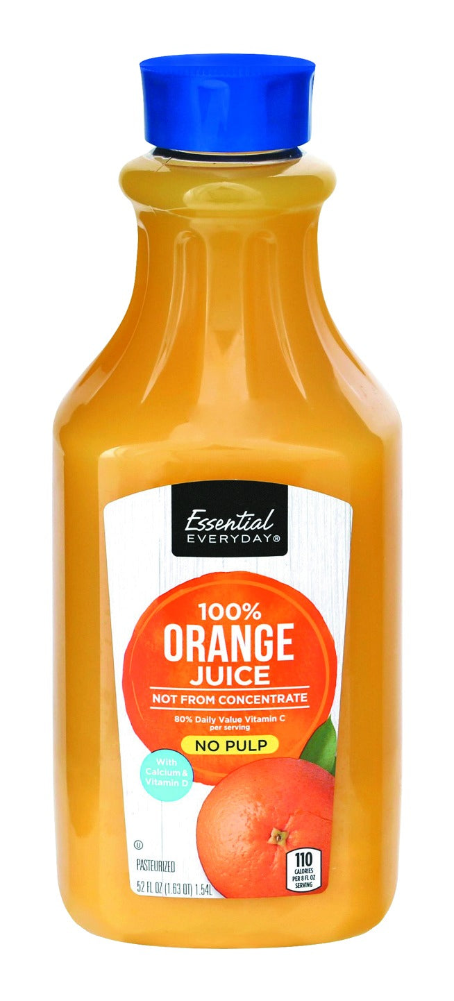 Essential Everyday 100% Orange Juice No Pulp