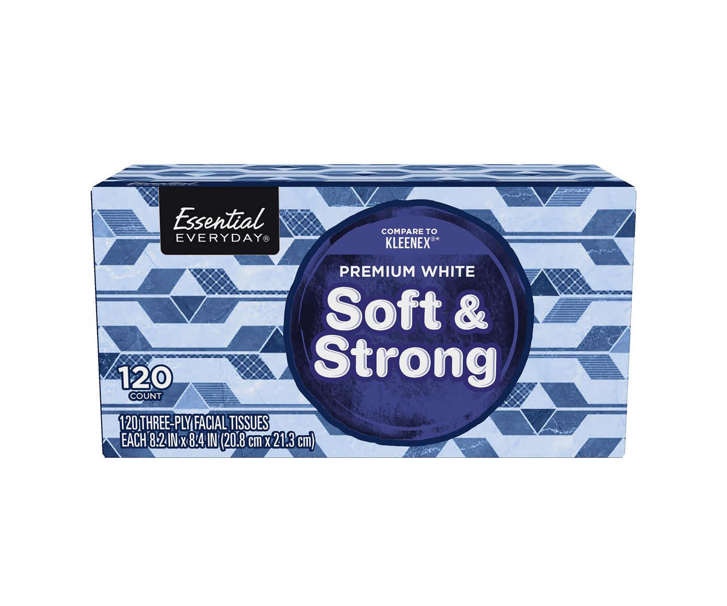 Essential Everyday Facial Tissue, Soft and Strong