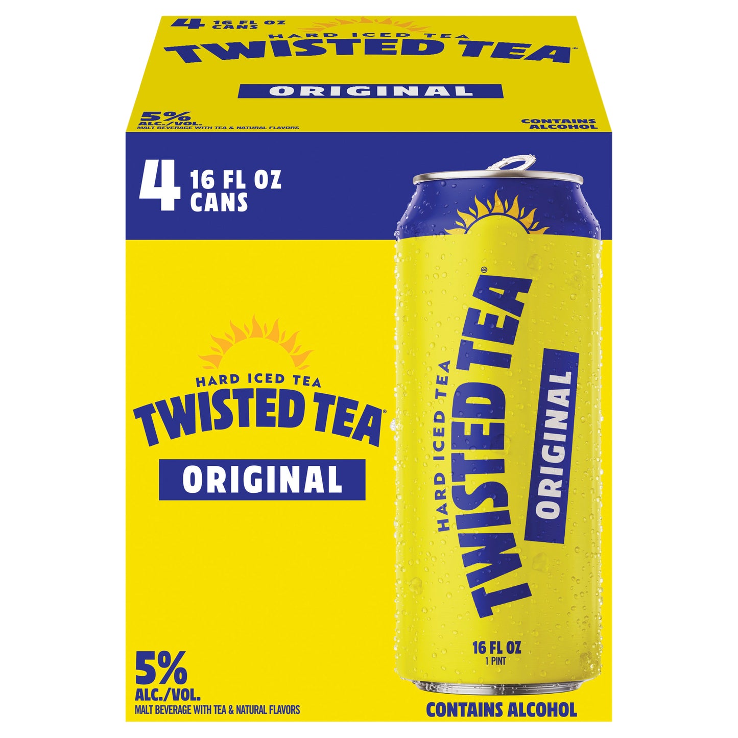 Twisted Tea Original, Hard Iced Tea (16 fl. oz. Can, 4pk.)