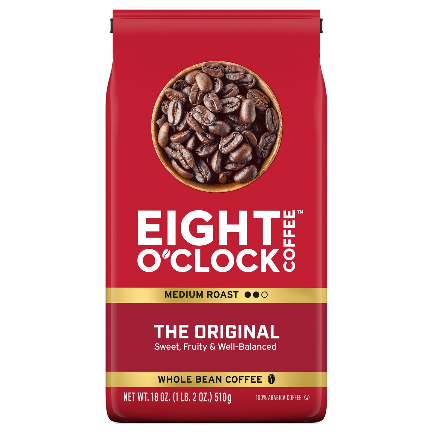 Eight O' Clock The Original Whole Bean Coffee 18 oz