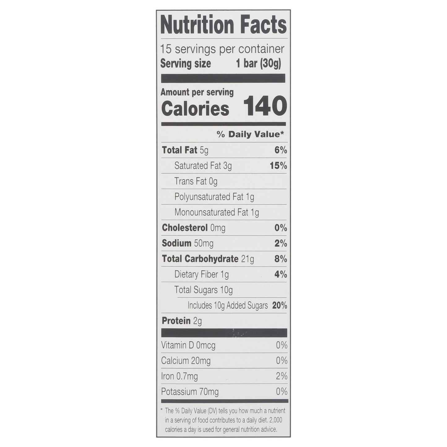 Sunbelt Bakery Chewy Chocolate Chip Granola Bars Value Pack 15 ea