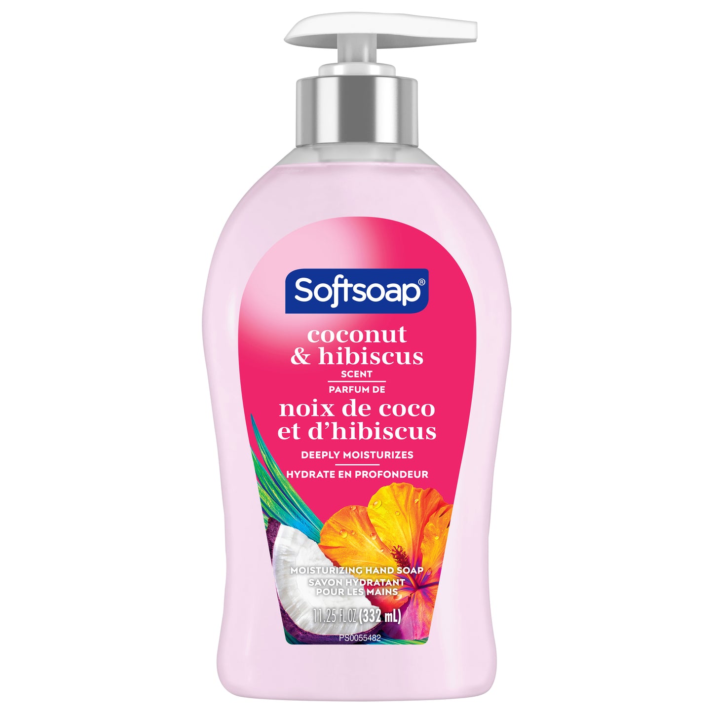 Softsoap Hydrating Liquid Hand Soap, Coconut & Hibiscus - 11.25 Fluid Ounce