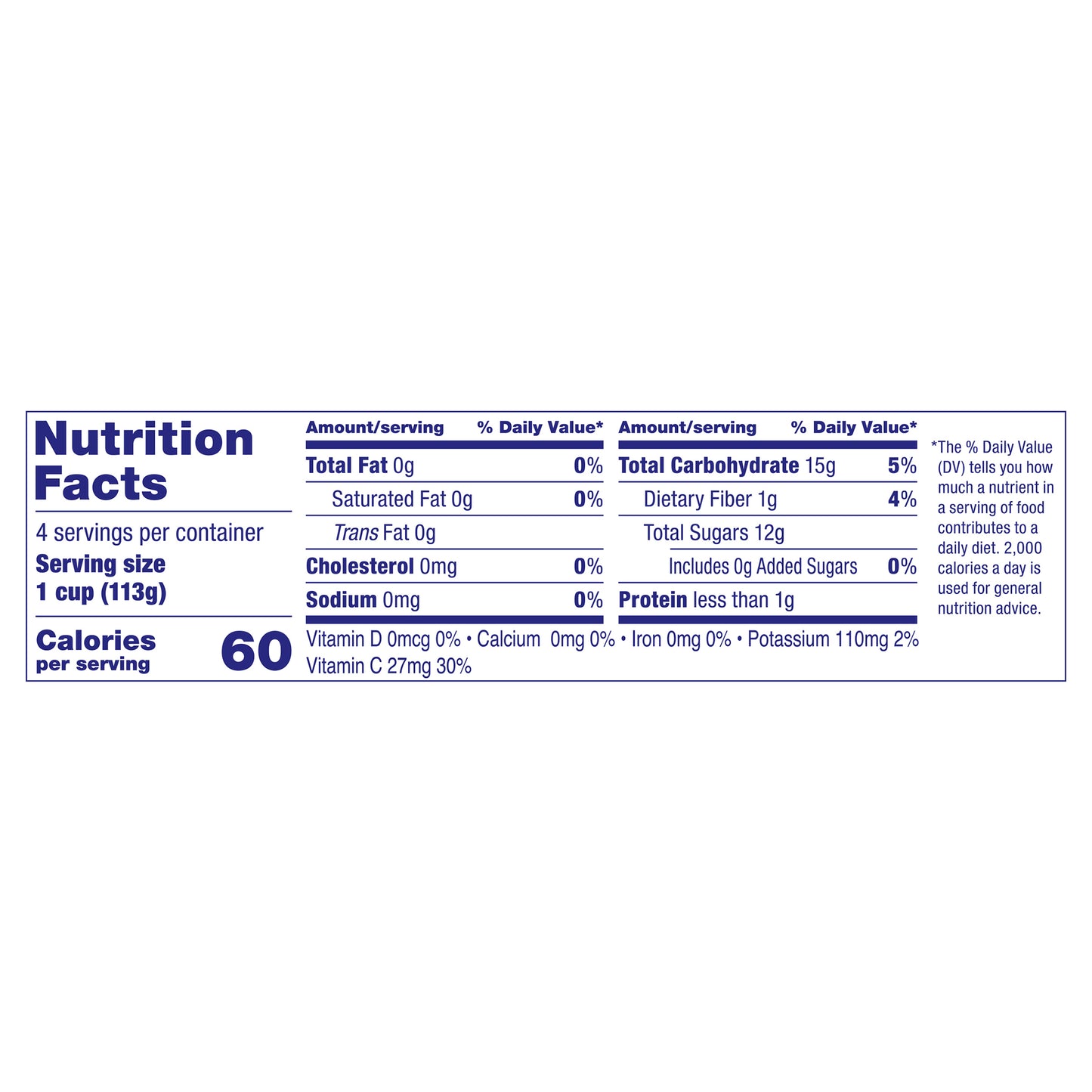 DOLE® Fruit Bowls® Mixed Fruit in 100% Fruit Juice 4-4 oz. Cups