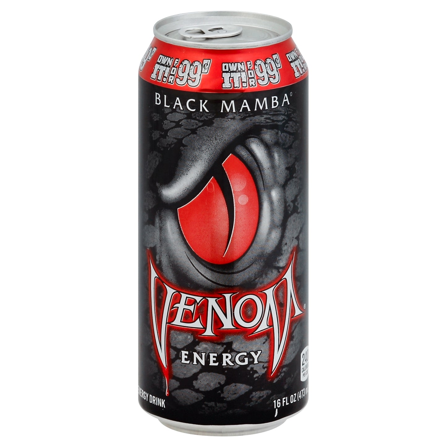 Venom Energy Drink 16 oz - BLACK MAMBA