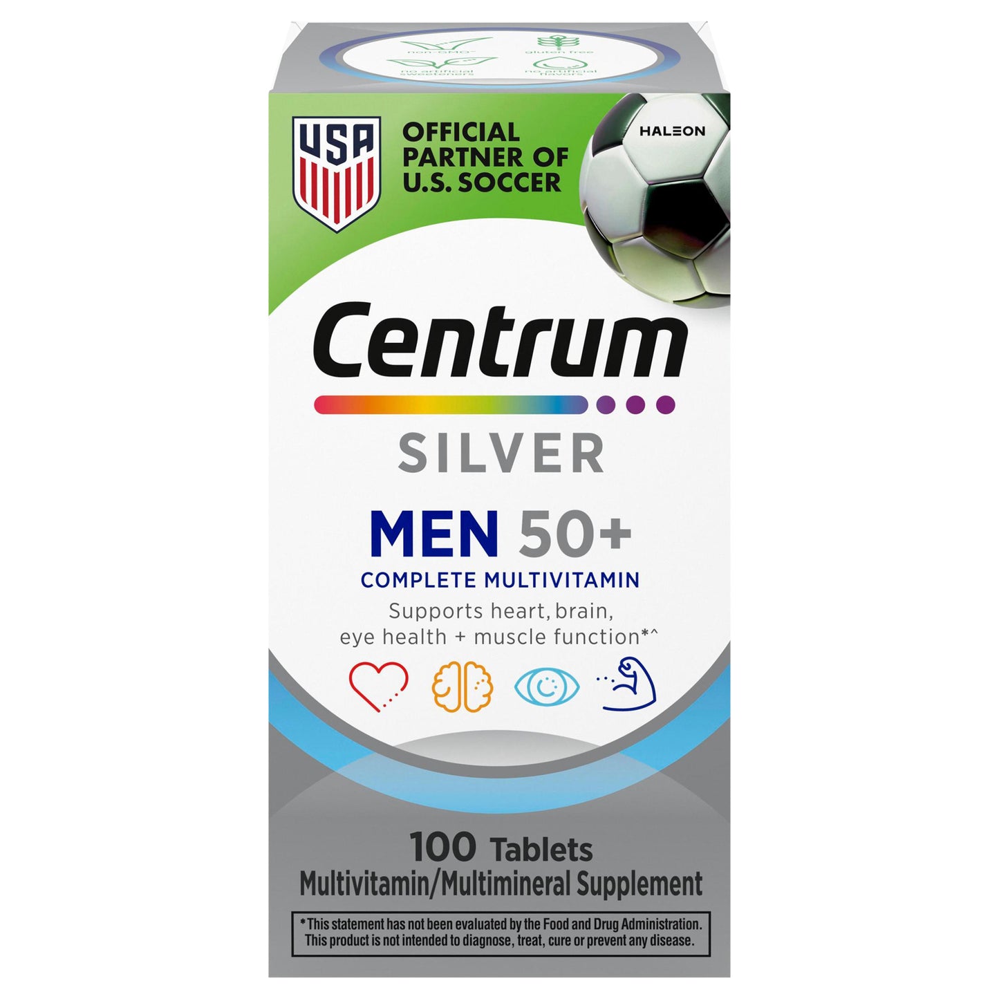Centrum Silver Multivitamin for Men, Multivitamin/Multimineral Supplement - 100 Count