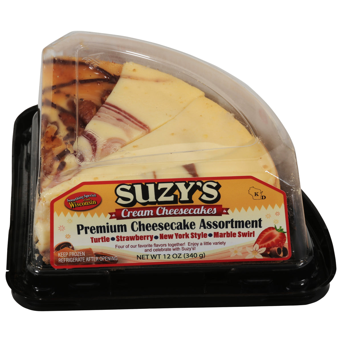 Suzy's Premium Assortment Cheesecake 12 oz