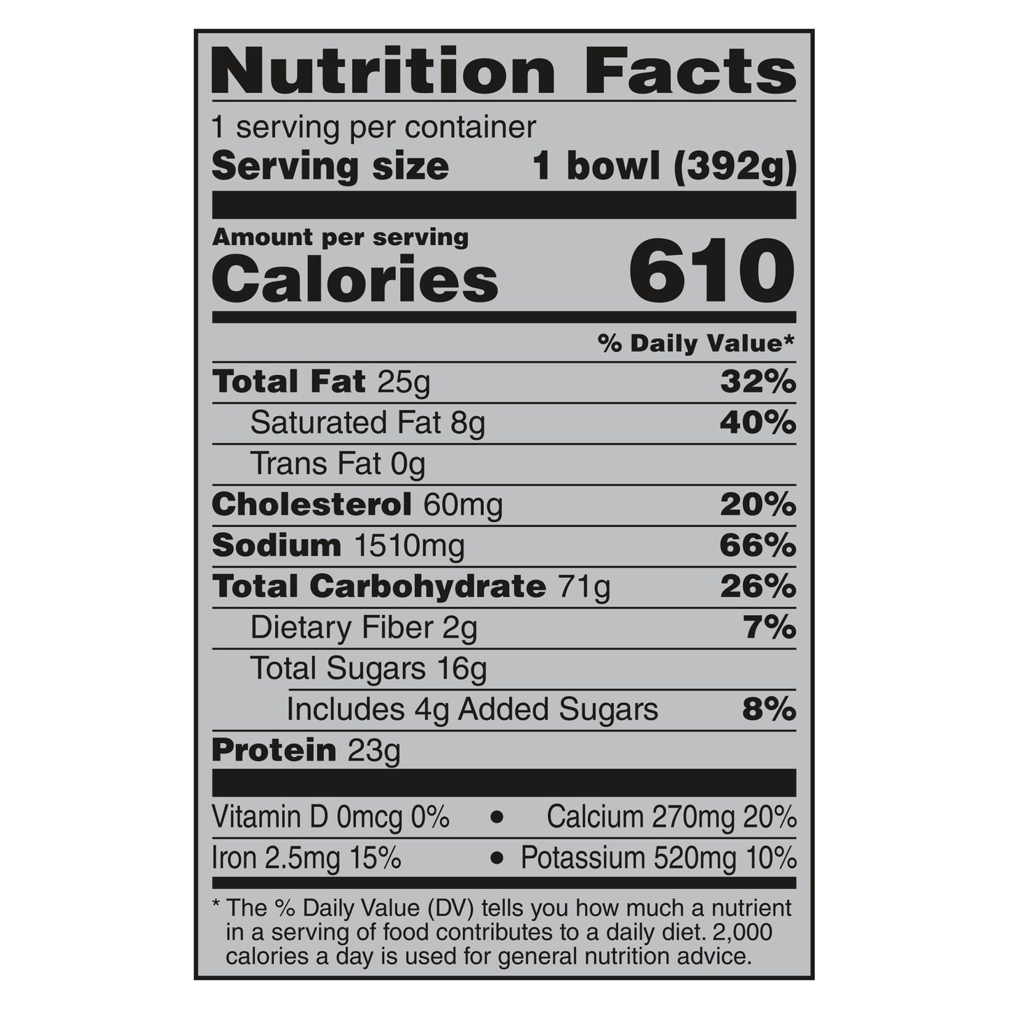 Banquet MEGA Bowls Mike's Hot Honey Chicken Mac 'n Cheese Frozen Meal, 13.85 oz.