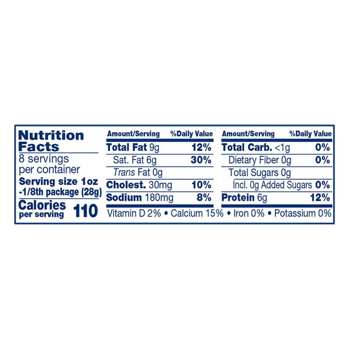 Crystal Farms Medium Cheddar Cheese Block, 8 oz