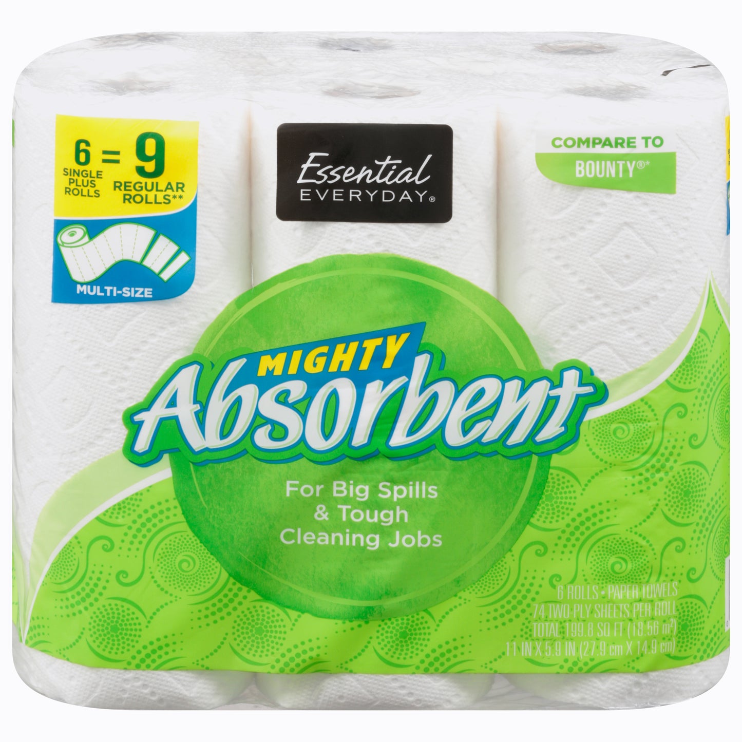 Essential Everyday Mighty Absorbent Paper Towels 6 ea