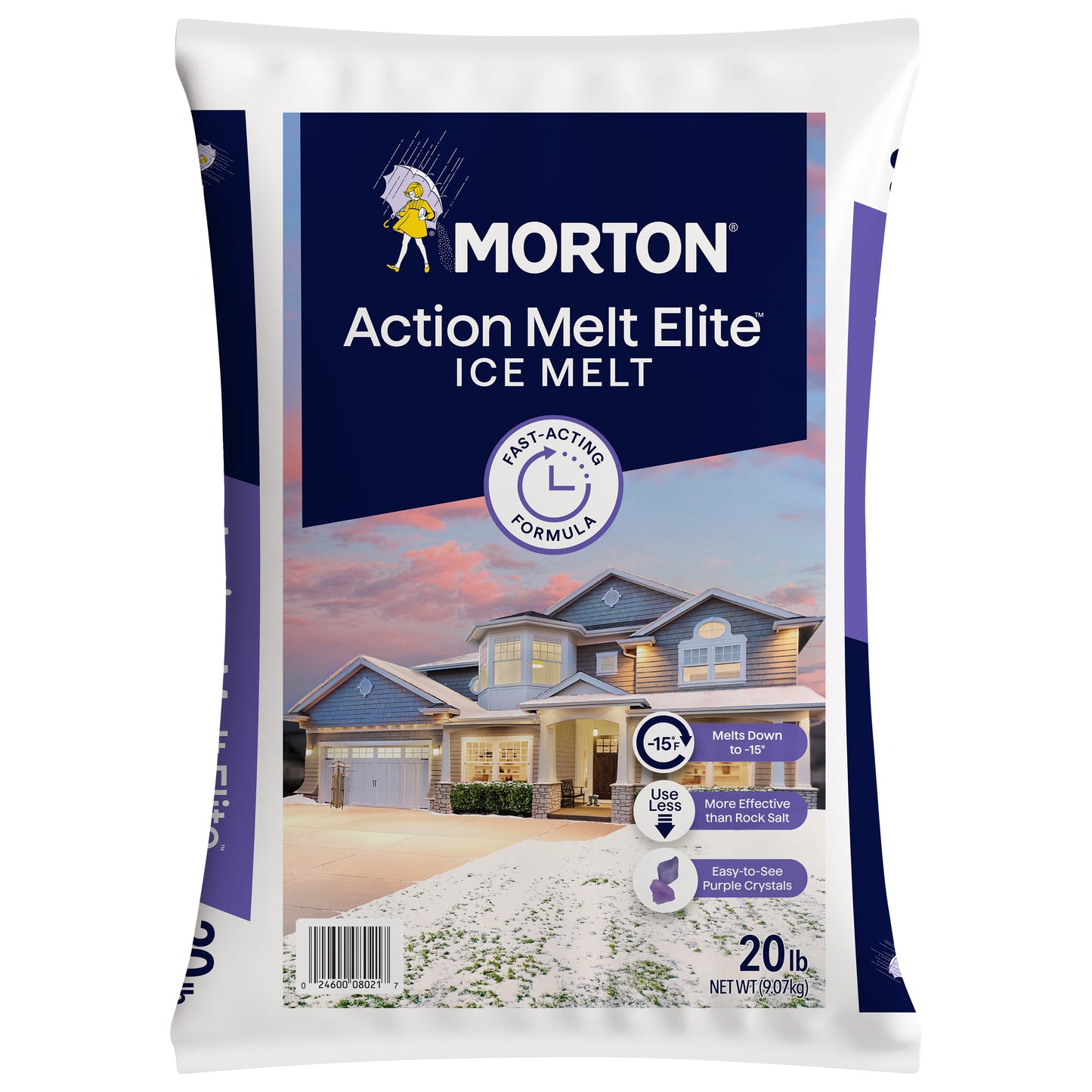 Morton® Action Melt Elite™ Ice Melt Blend 20lb Bag