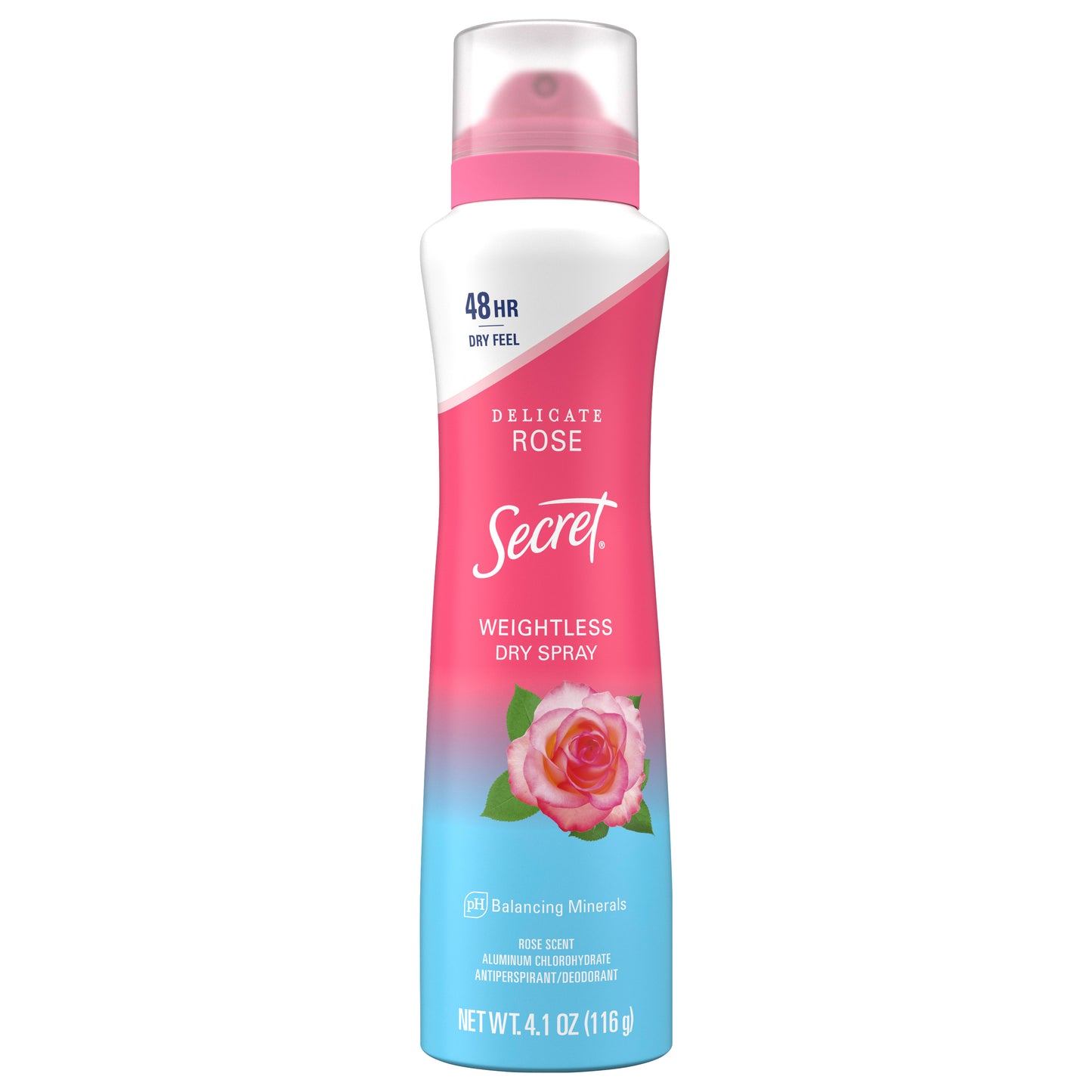 Secret Dry Spray Antiperspirant and Deodorant for Women, Wild Rose and Argan Oil, 4.1oz