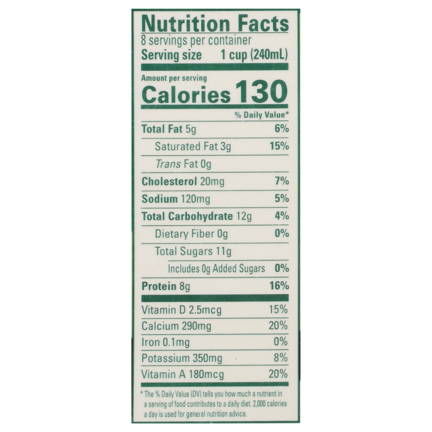 Organic Valley 2% Milk Fat Reduced Fat Milk 0.5 gal