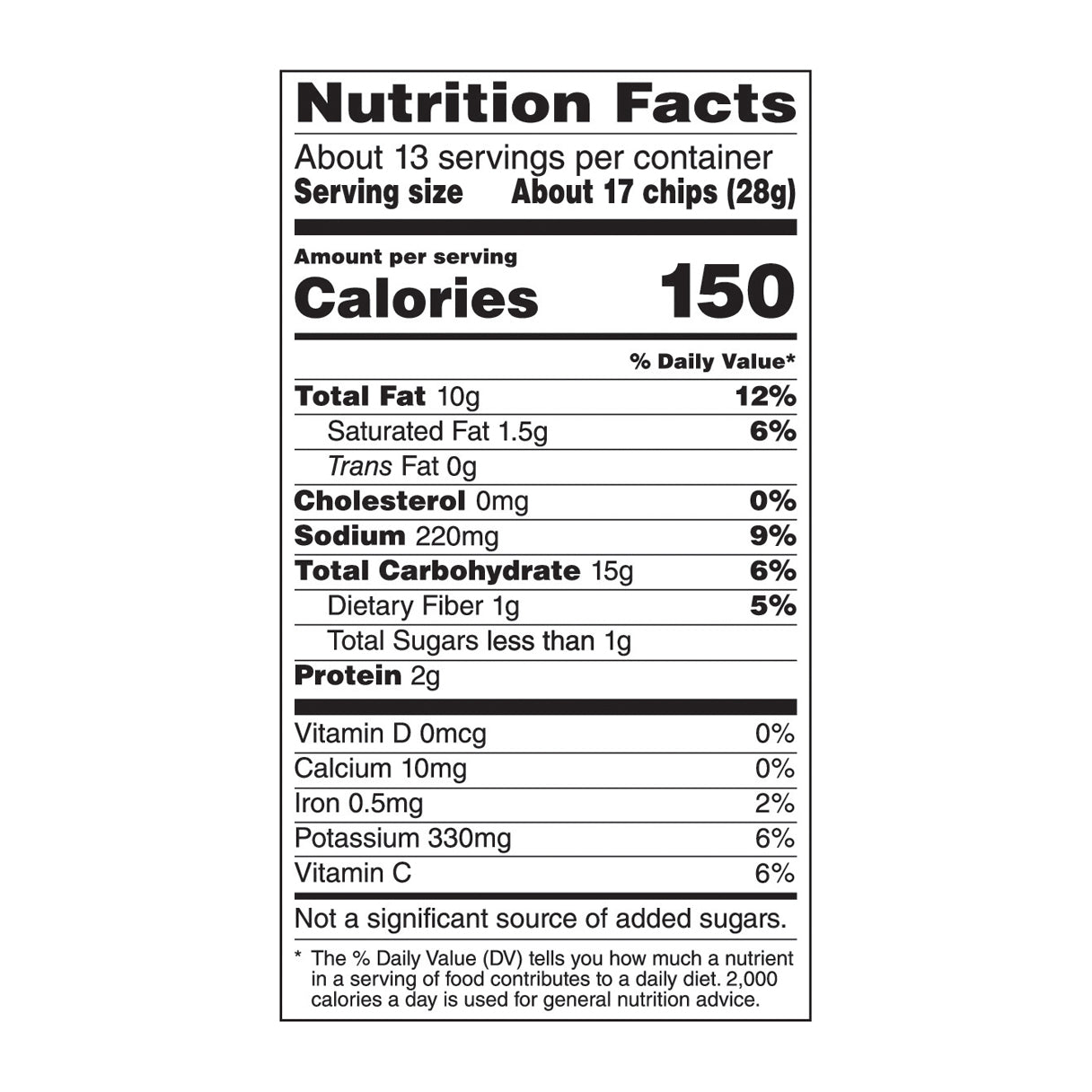 Lay's Potato Chips Salt & Vinegar Flavored 12 1/2 Oz