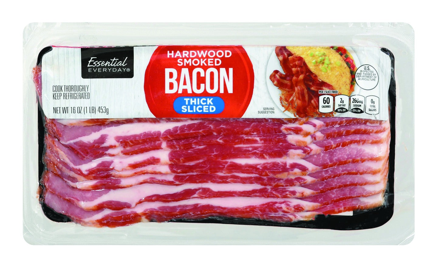 Essential Everyday Hardwood Smoked Bacon - Thick Slice