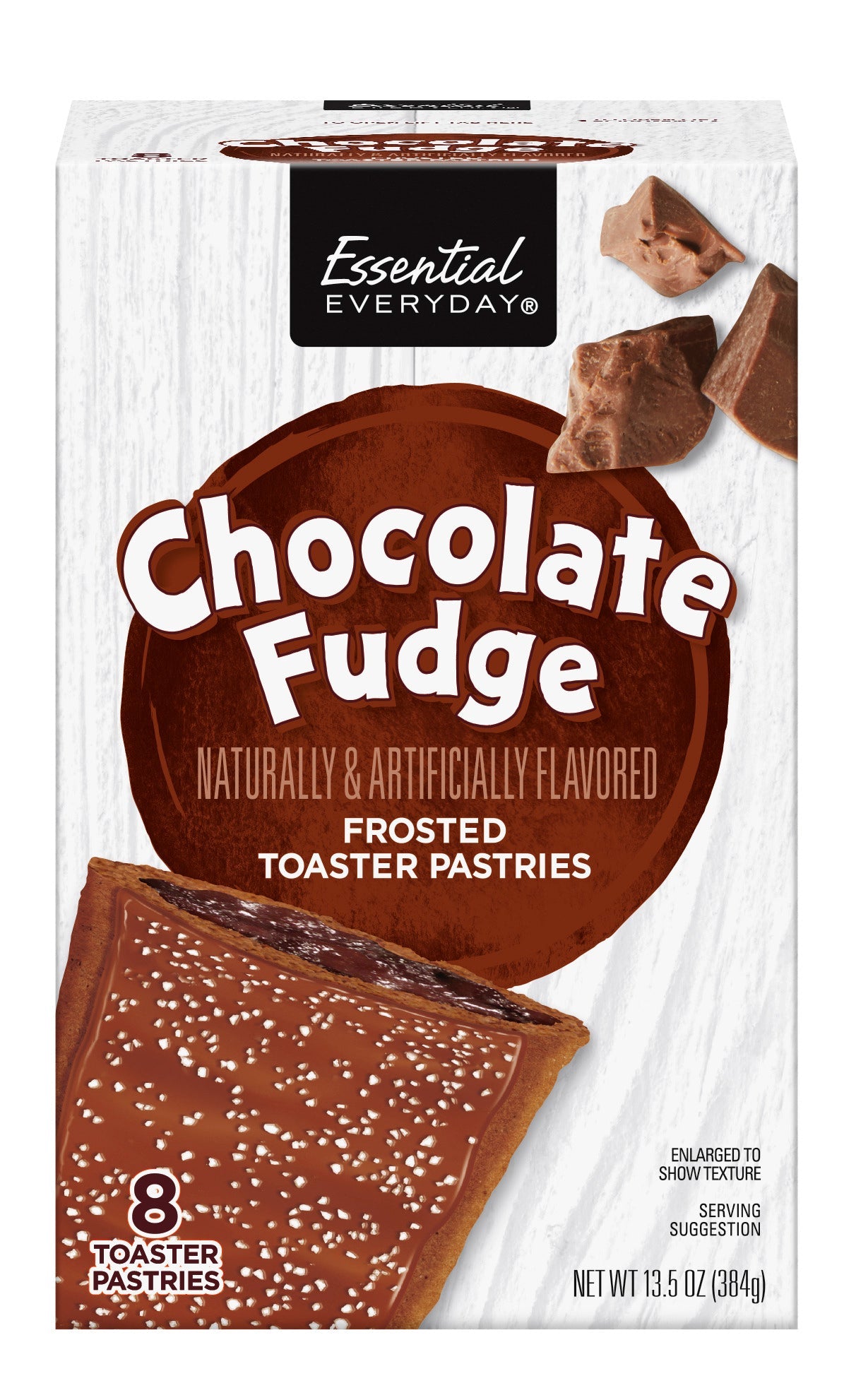 Essential Everyday Chocolate Fudge Frosted Toaster Pastries