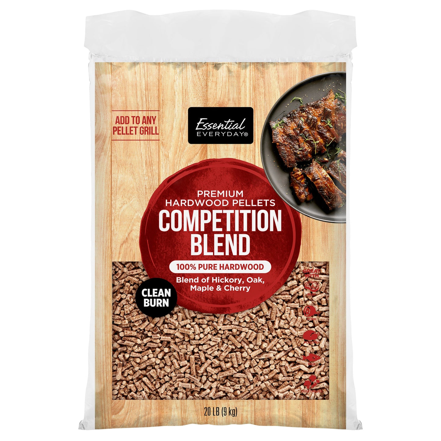 Essential Everyday Premium Hardwood Pellets Competition Blend