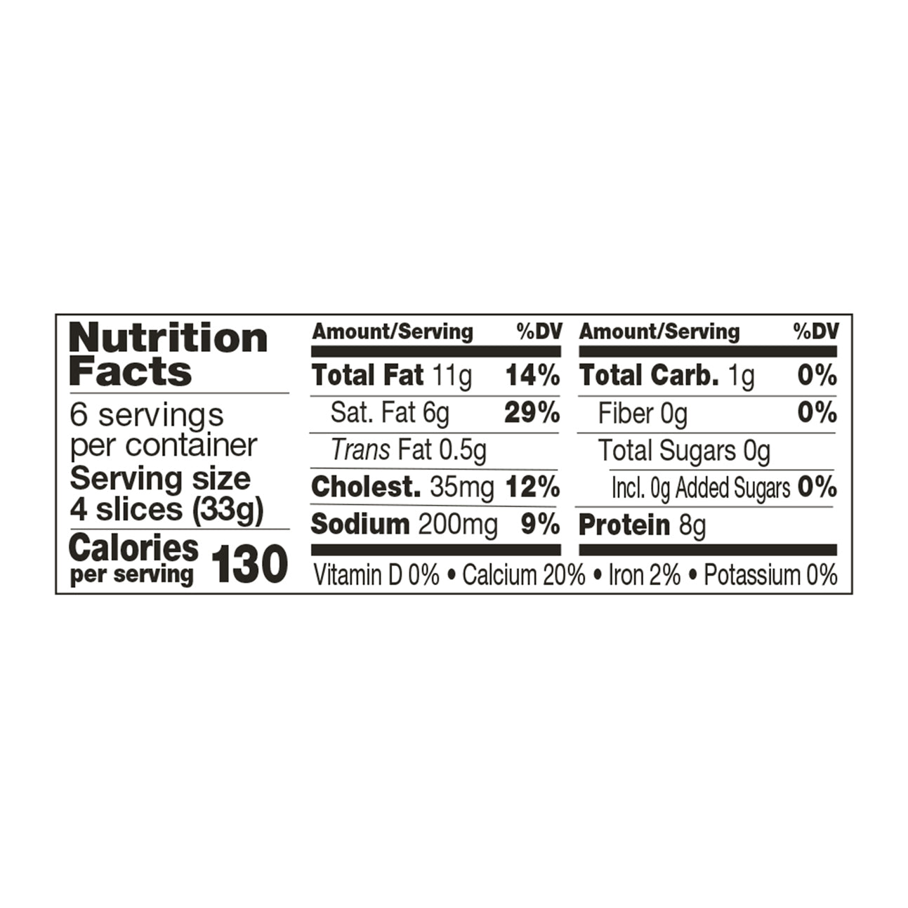 Crystal Farms Cracker Cuts Marble Jack Cheese Slices, 24 ct