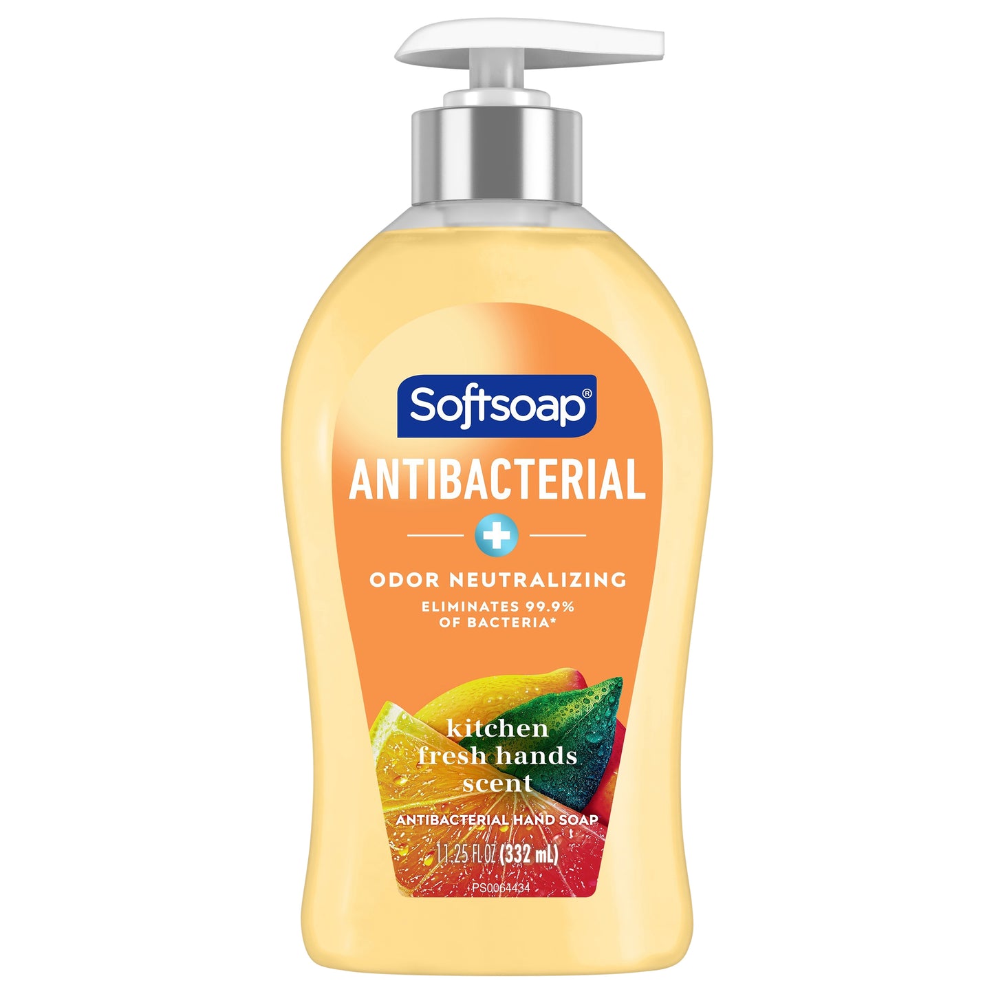 Softsoap Antibacterial Liquid Hand Soap Pump, Kitchen Fresh Hands - 11.25 Fluid Ounce