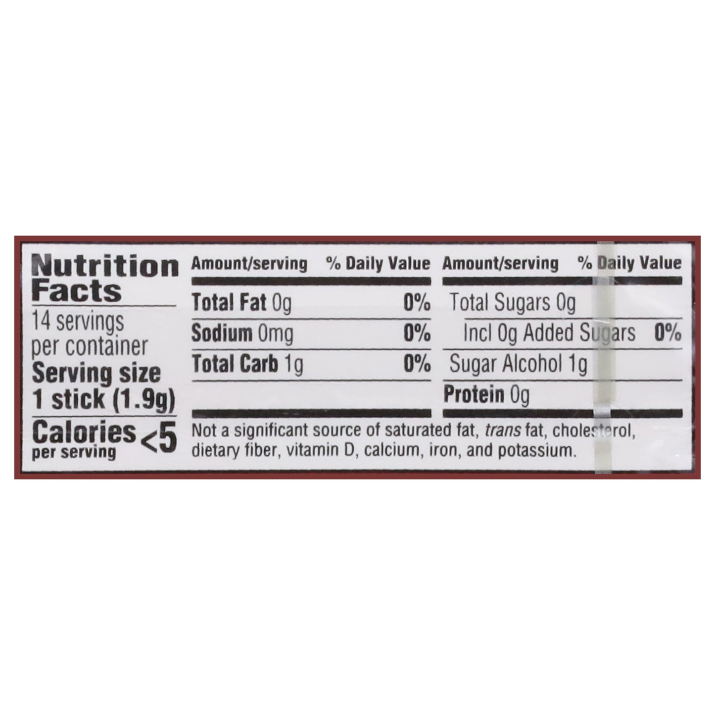 Trident Sugar Free Cinnamon Gum 14 ea