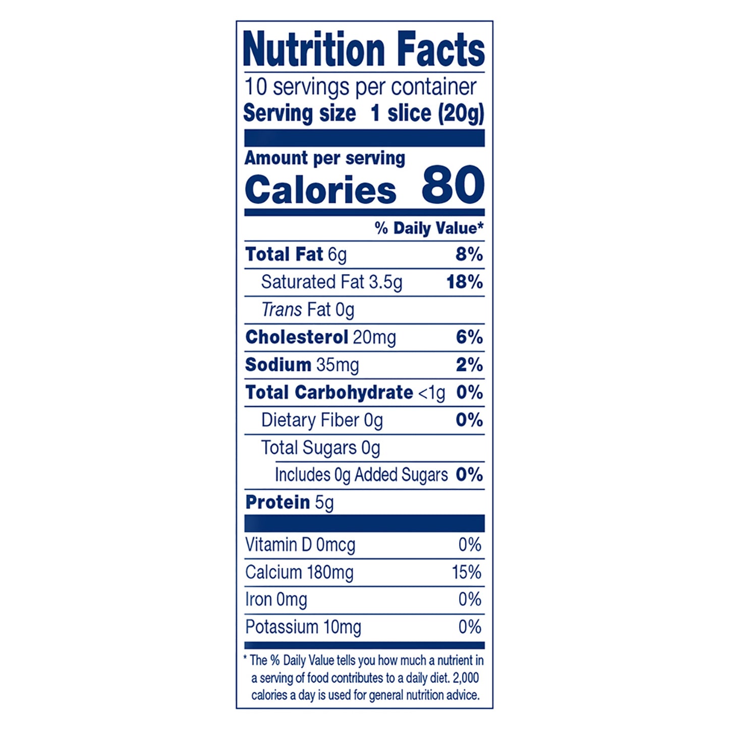 Crystal Farms Swiss Sliced Cheese, 7 oz, 10 count