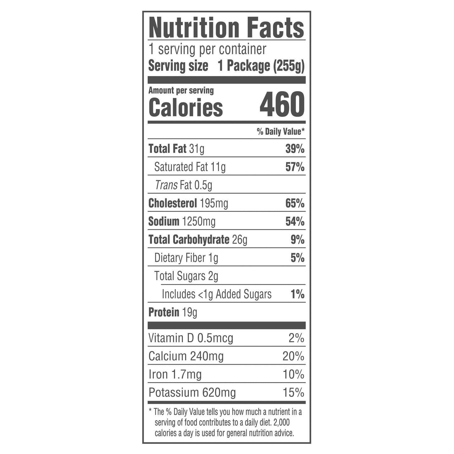 DEVOUR All Day Breakfast Double Sausage & Smoked Bacon Loaded Tater Tots Frozen Meal, 9 oz Box