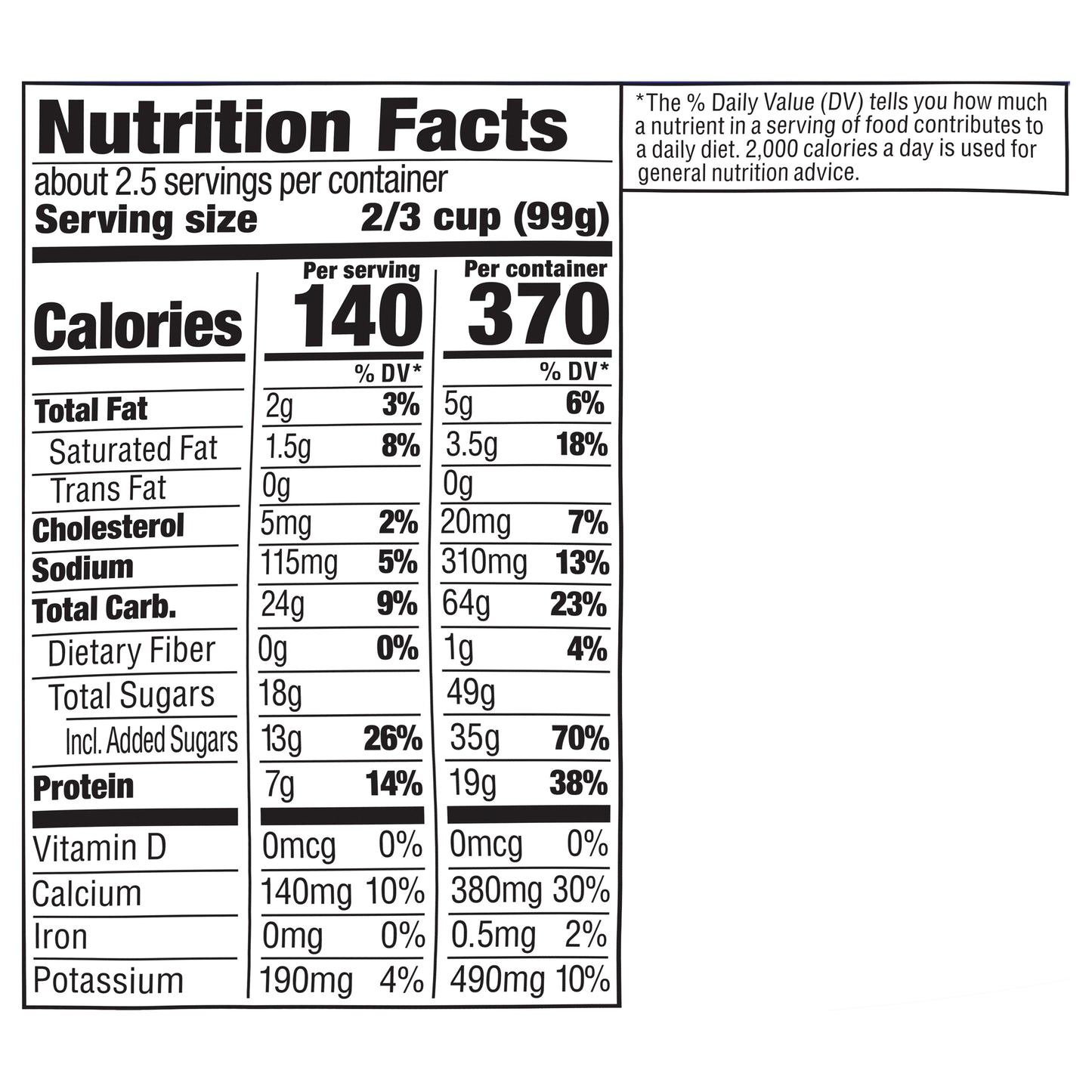 Yasso Frozen Greek Yogurt Cookies and Cream 14 fl oz