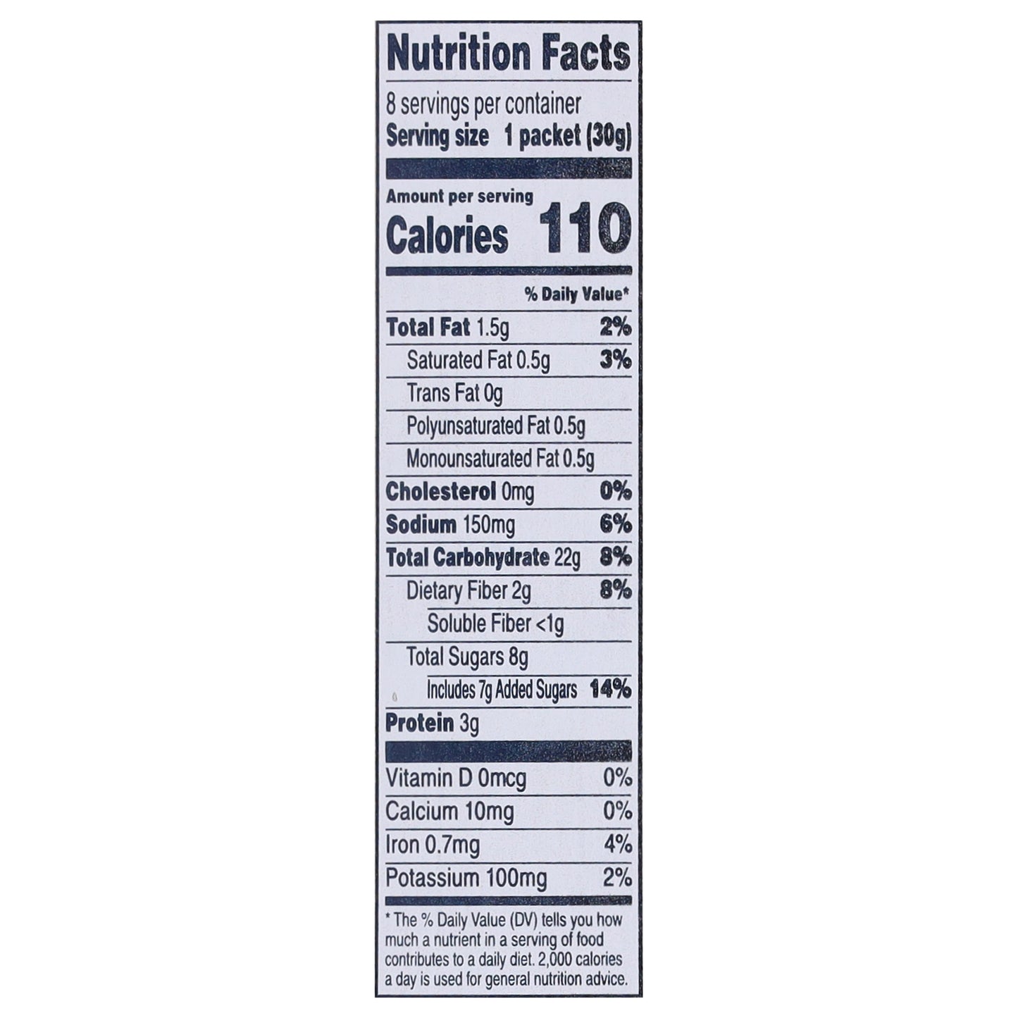 Quaker Banana & Cream Instant Oatmeal 8 - 1.05 oz Packets