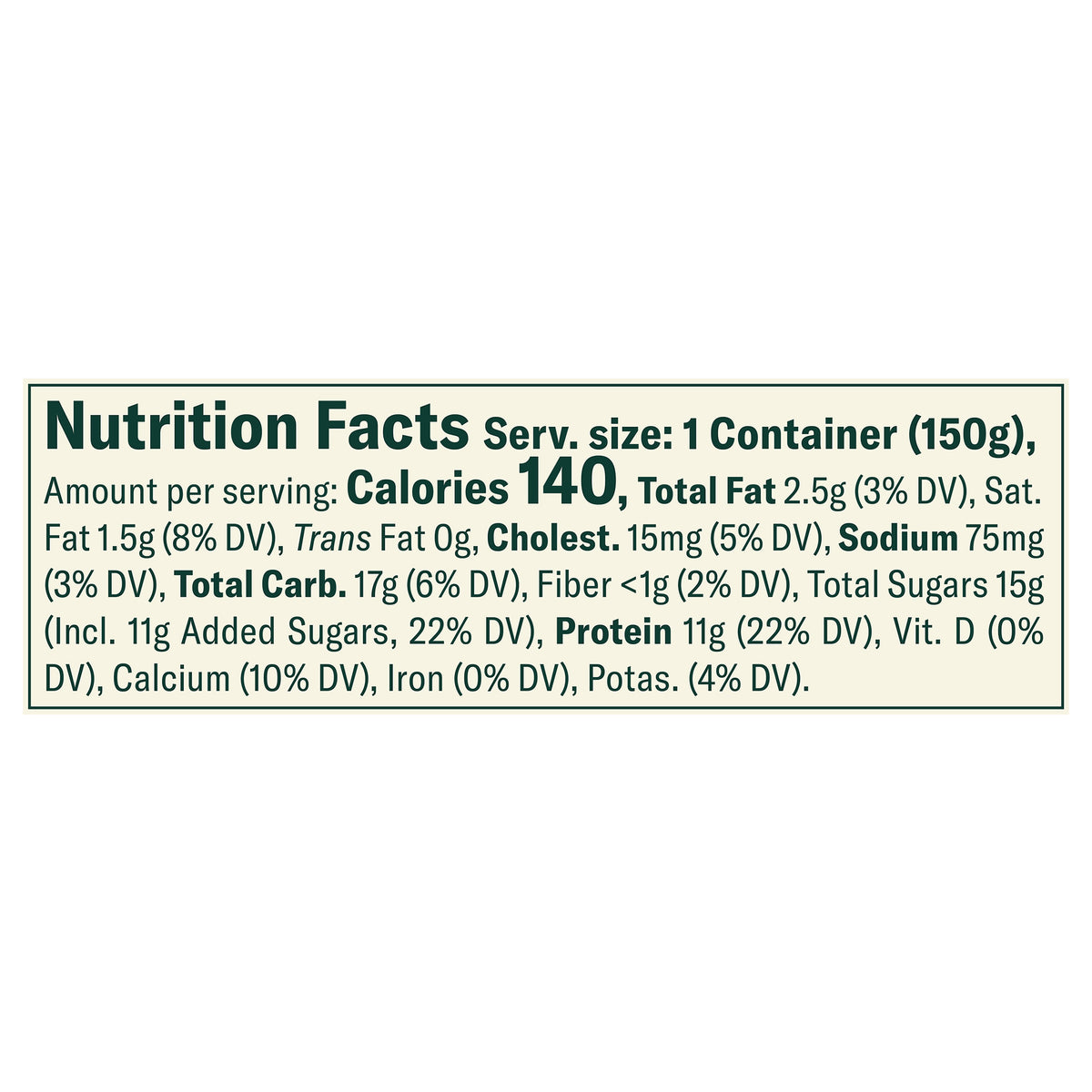 Chobani® Low-Fat Greek Yogurt Key Lime Blended 5.3oz