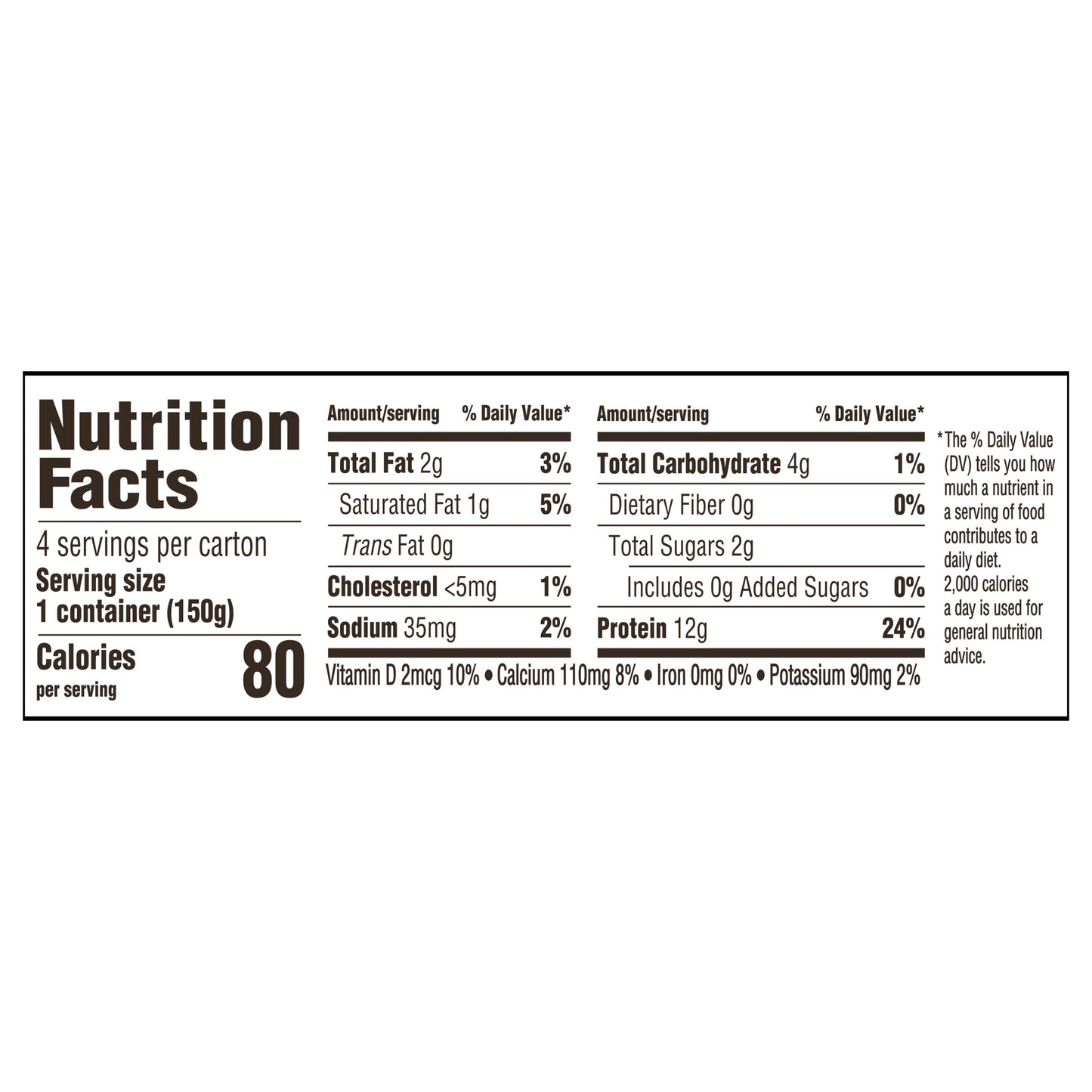 Too Good & Co. Vanilla Yogurt Cultured Low Fat Milk Snack, 5.3 oz. (4 pack)